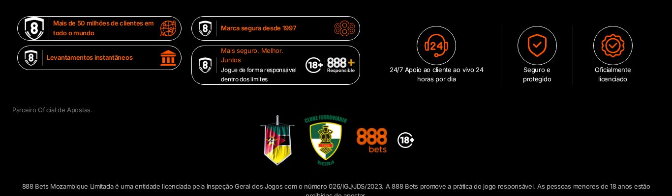 Rodapé da 888bets com a licença n.º 026/IGJ/JDS/2023 da Inspecção Geral de Jogos e o aviso de proibição a menores de 18 anos